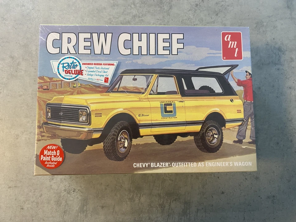 AMT 897 1:25 Crew Chief Chevy Blazer ungebaut original versiegelt - Bild 1 von 1