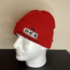 MY HEB Employee Here Everything's Better! Red Adult Hat Beanie Cap