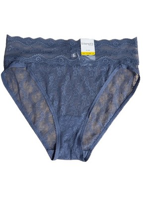 B.tempted Women s B. Bare M Lace Kiss Hi-Leg Pantie Spectrum Blue 978382