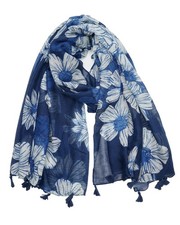 Large Boho Scarf for Women Lightweight Floral Printed Scarves Fall Winter Fas...