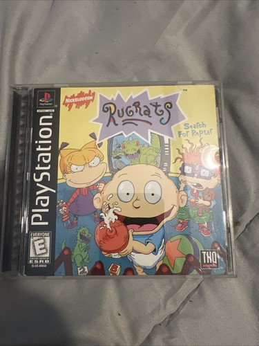 PS1 Rugrats: Search for Reptar Greatest Hits Sony PlayStation 1 Black Label CIB