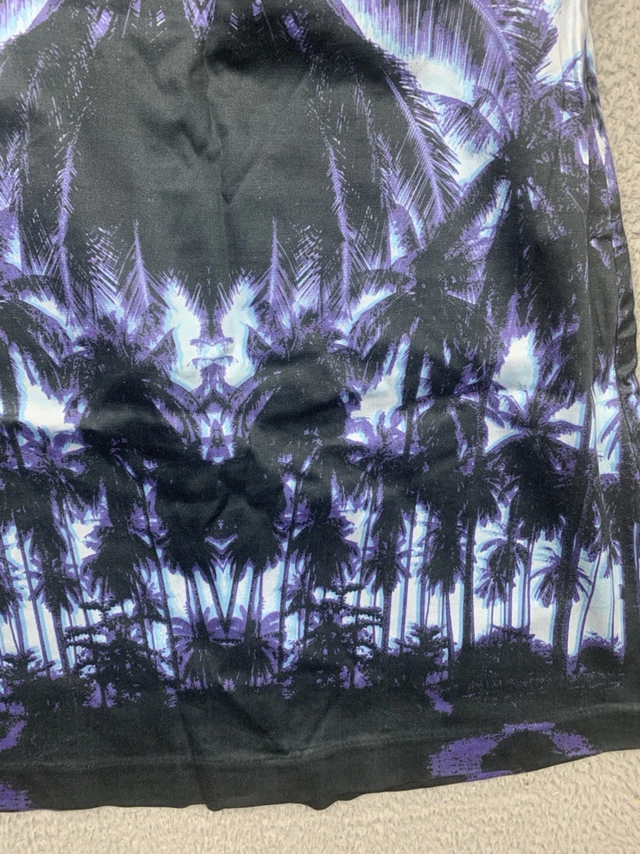 Joe Fresh 裙子女式 8 热带棕榈树度假海滩 A 字裙 — 第 2/4 张图片