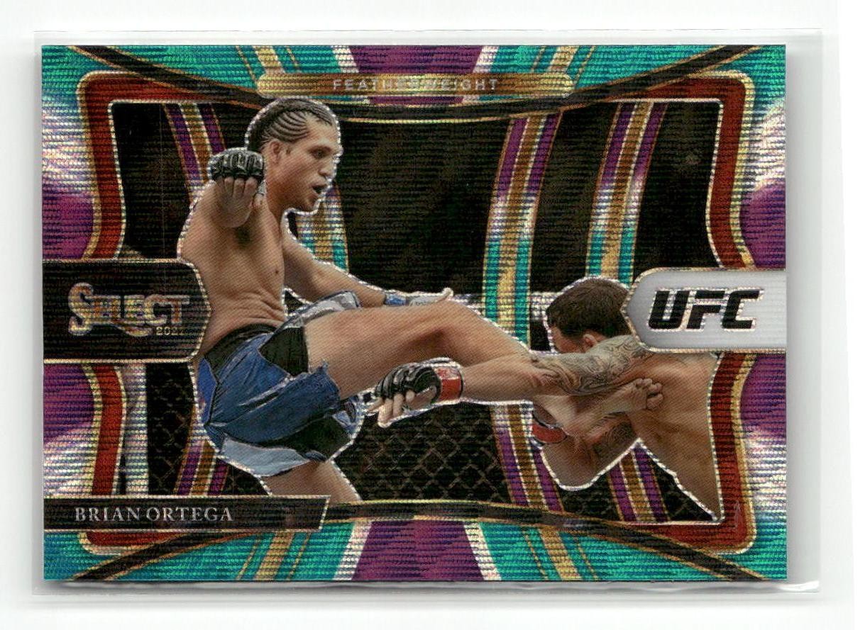 2021 Panini Select UFC #173 Brian Ortega Tri-Color Prizms