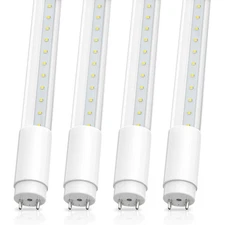 4 Pack G13 4FT LED Shop Lights 14W T8 4 Foot LED Tube Lights 6000K Super Bright