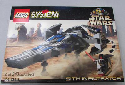 LEGO SYSTEM 7151 STAR WARS SITH INFILTRATOR 243 PC w /BOX PRE