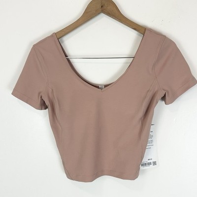 Lululemon Align T Shirt Pink Clay NWT Size 6 Nulu Yoga Athleisure Pilates Casual