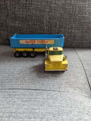 Vintage Original 1971 Matchbox Lesney Super Kings K16 Dodge Truck K-16 Tractor - Picture 4 of 13