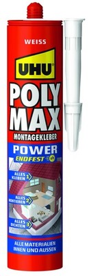 UHU Montagekleber POLYMAX POWER EXPRESS, weiß, Kartusche