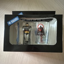 Warner Bros. Studio Store Batman Robin Toothbrush Holder Tumbler Set