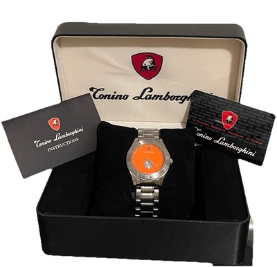 Tonino Lamborghini Model EN045.108 Silver Color  Dial Men s Watch