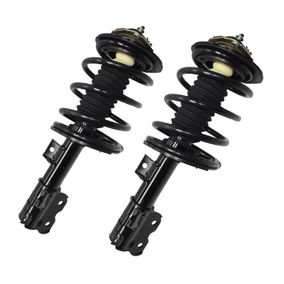 2 Front Complete Struts Springs & Mount Shock Kit Black D172393_D172392
