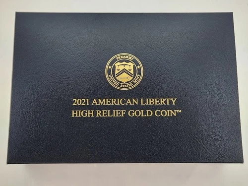 2021-W $100 American Liberty High Relief Gold Coin, OGP