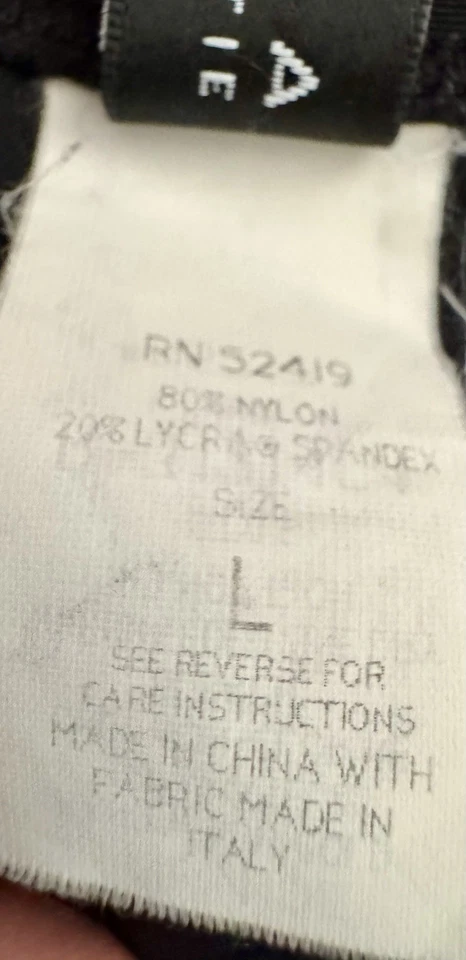 La Blanca by Rod Beattie - Black mini swim skirt cover-up front slit, M - Image 4 of 4