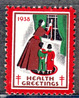 US MOTHER 1938 CHRISTMAS SEALS  SCOTT # WX93 MNH OG H1616  B