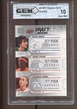 2009-10 Stephen Curry Upper Deck Draft #D-RFC Gem Mint 10 RC Rookie Warriors