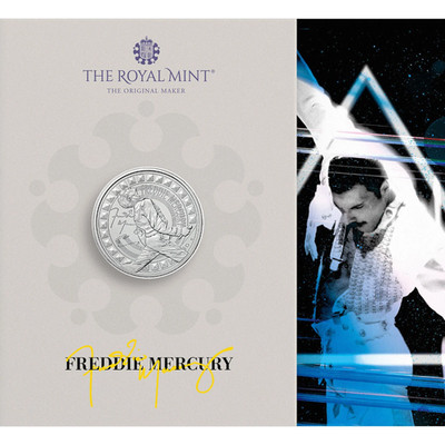 2025 United Kingdom £ 5 Pound BU Coin - Music Legends: FREDDIE MERCURY
