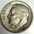 1950-S Roosevelt Dime Circulated Condition 90% Silver Better Date US Coin- 3501