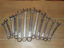 Lot 12 Combination Wrenches Tools