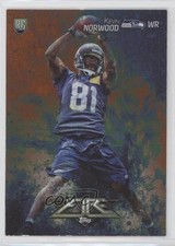 2014 Topps Fire Rookie Foil Flame Kevin Norwood #123 0k3t