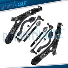 Brazos de control inferiores delanteros barra estabilizadora eslabones extremos de varilla de amarre para Kia Soul EV 2014-2019