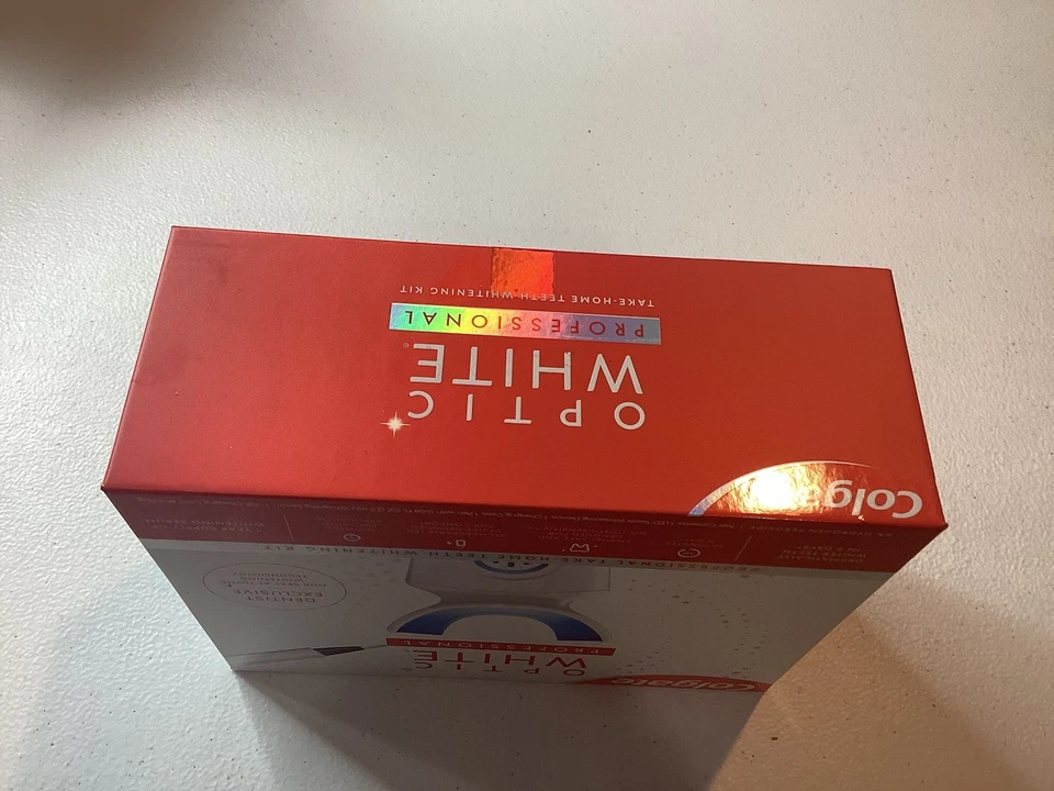 Kit para el hogar profesional Colgate Optic blanco esmalte seguro blanqueamiento dental caducidad 1_24 Foto 4 de 4