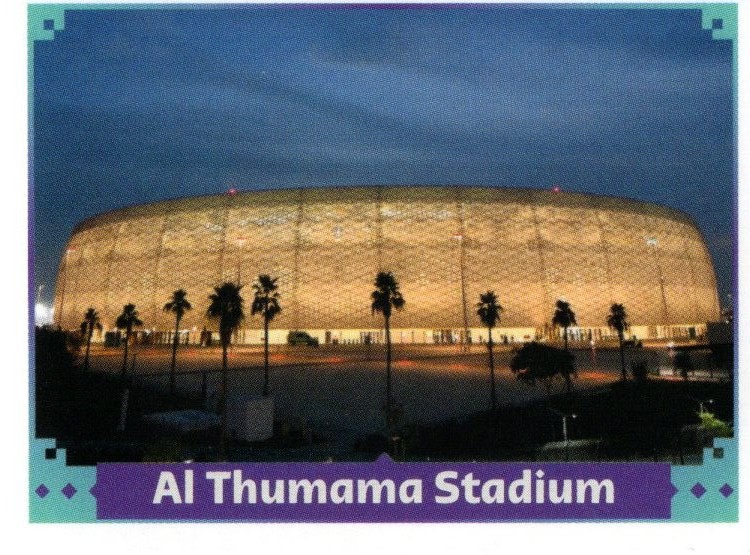 2022 Panini World Cup Stickers #FWC10 Al Thumama Stadium - SCR
