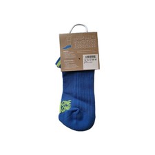 HOKA No Show Run Socks Mens Small Blue Traning Jogging Sportswear Non Visible