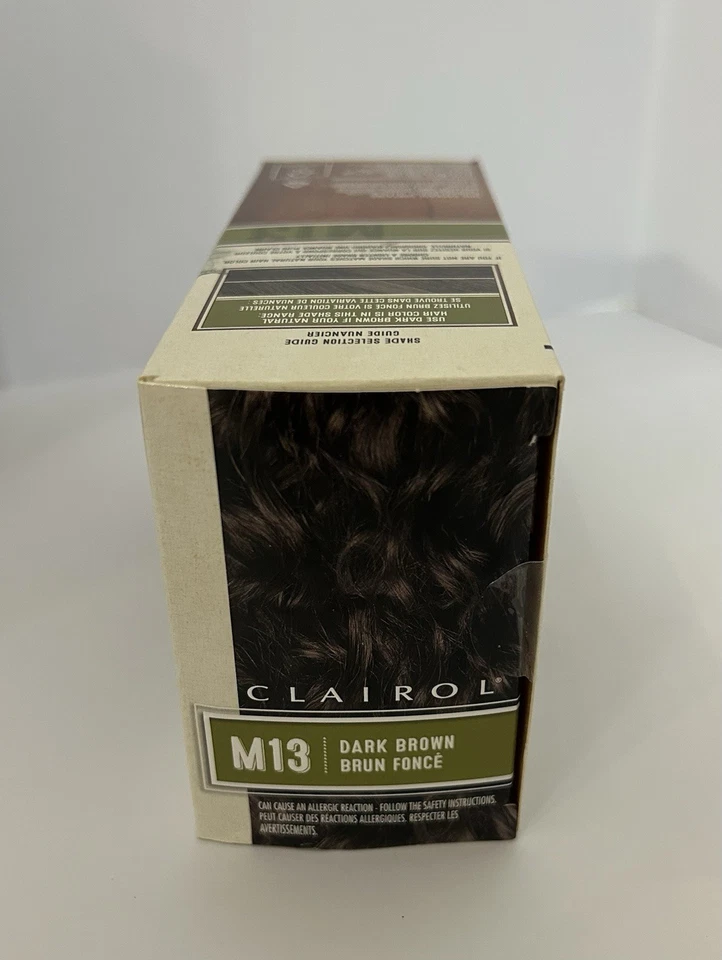 Set Of 2 ~ CLAIROL Natural Instincts For Men ~ M13 Dark Brown Haircolor Kit Dye - Image 4 of 4
