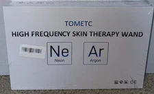 Tometc High Frequency Skin Therapy Wand For Acne & Skin Problems NEW Sealed