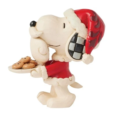 Jim Shore Peanuts SNOOPY SANTA MINI FIGURINE 6017240 NEW 2025