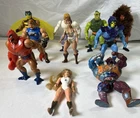 Lot Of 10X HE-MAN VINTAGE MOTU MASTERS OF THE UNIVERSE Loose Action Figures