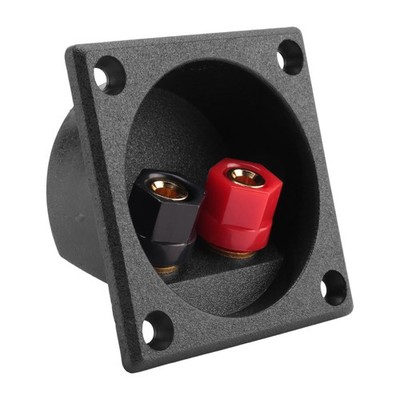 Square Board Binding Post Lautsprecher Box Terminal Cup Draht Kabel Box Co4331