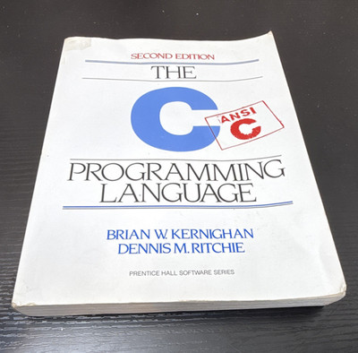 The C Programming Language 2nd Ed PB 1988 Kernighan Ritchie ISBN 0131103628