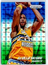 2014-15 Panini Prizm JaVale McGee Prizms Blue and Green Mosaic #55