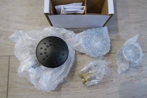 Delta 50102-BL Surface Mount Body Spray - Matte Black