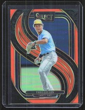 2025 Panini Select Theo Gillen Orange Pulsar Prizm /49 Tampa Bay Rays #118