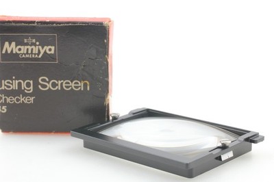 MINT : w/ Case Box Mamiya Focusing Screen No.3 Checker Grid for M645 From JAPAN