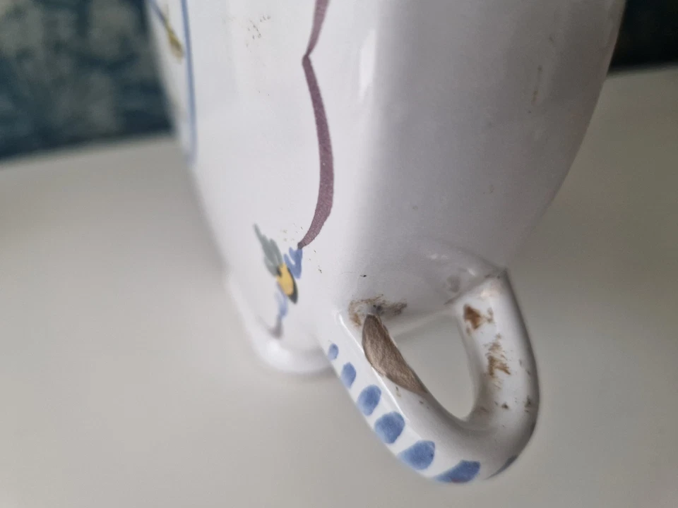 Ancienne gourde Pharmaceutique Faïence "Réunion" - Photo 4/4