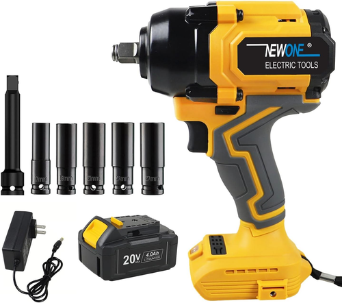 1200N. Cordless Ipact Wrench 1/2 Inch For Dewalt Battery, 900FT-LBS - View #11