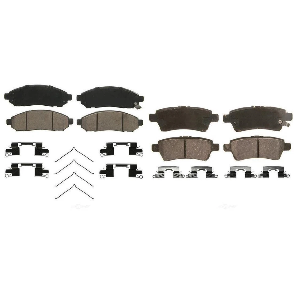 Juego de 2 pastillas de freno de disco de freno Wagner delanteras traseras para Pathfinder Nissan 2005-2012 Foto 2 de 4