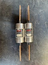 Lot Of 2 Bussmann FRS-R 175 Fusetron Dual-Element Time-Delay Class RK5 600VAC