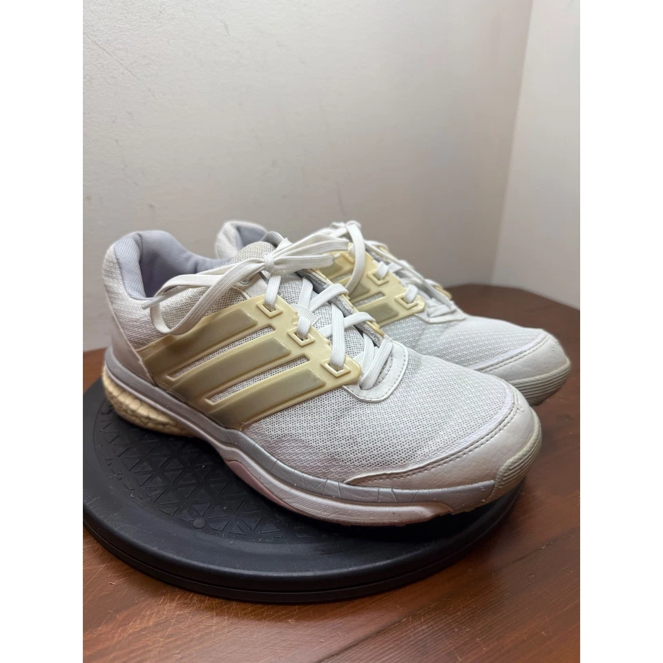 Adidas Adipower Boost 2 Mujer Zapatos para Correr Tenis Blancos Atléticos talla 8 Foto 2 de 4