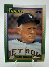 1990 Topps Sparky Anderson Detroit Tigers #609