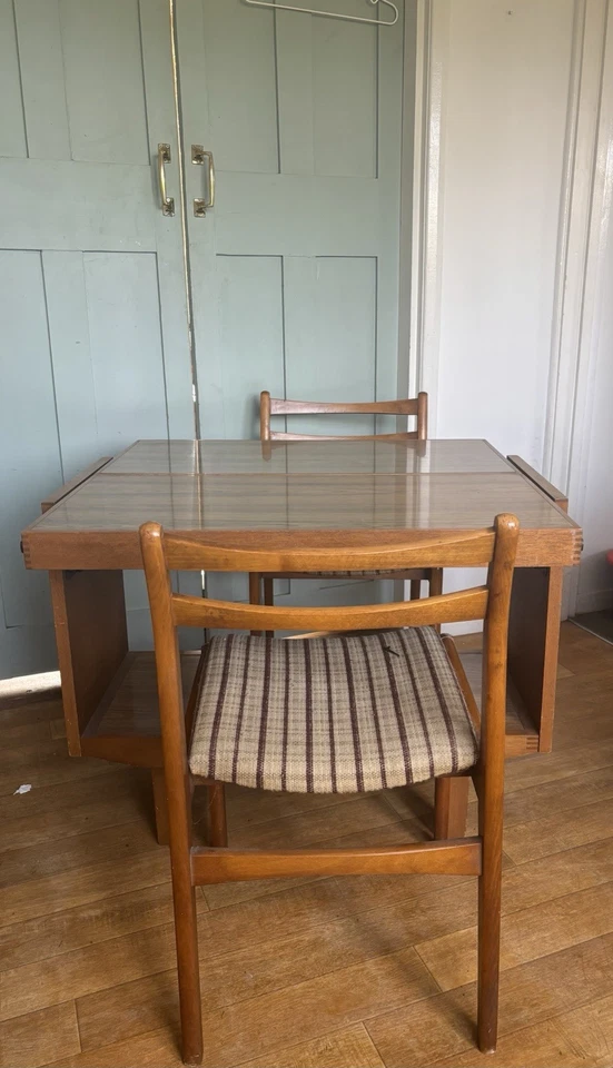 Mid Century Metamorphic Table Dining Table Buffet Serving Formica Space Saver. - Image 2 of 4