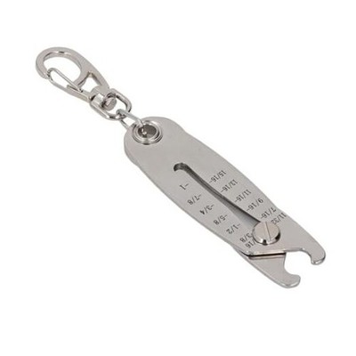 Accurate and Time Saving Thread Size Checker Keychain, Portable Screw Fastener