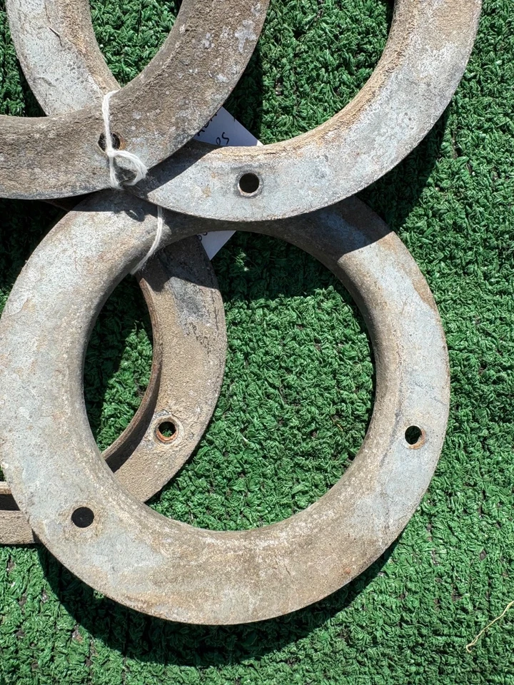 1964 Impala ss backside of hubcap center mounting rings 64 Super Sport - Image 3 of 4