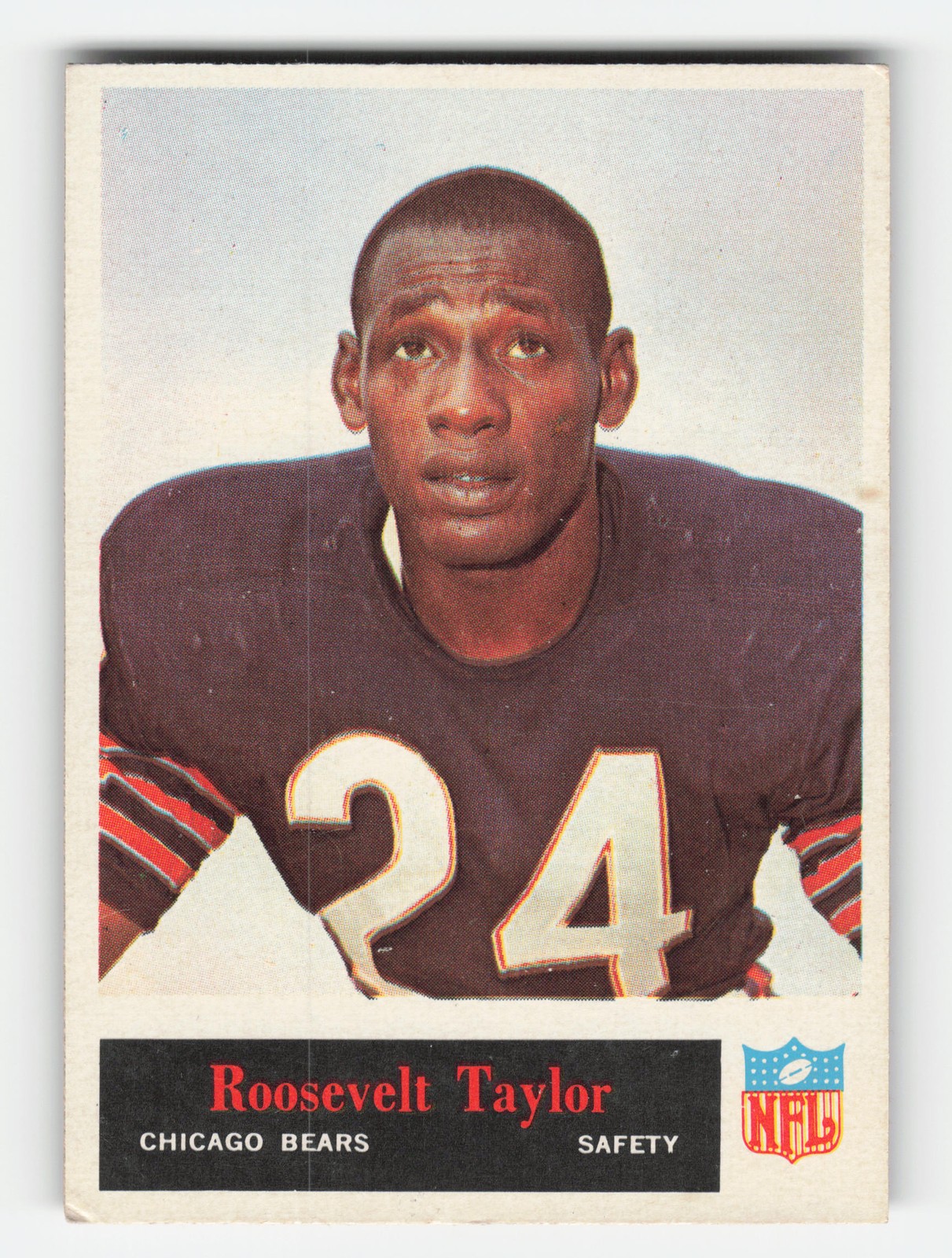 Roosevelt Taylor #25 Football Cards 1965 Philadelphia trading card — raw and PSA graded price guide