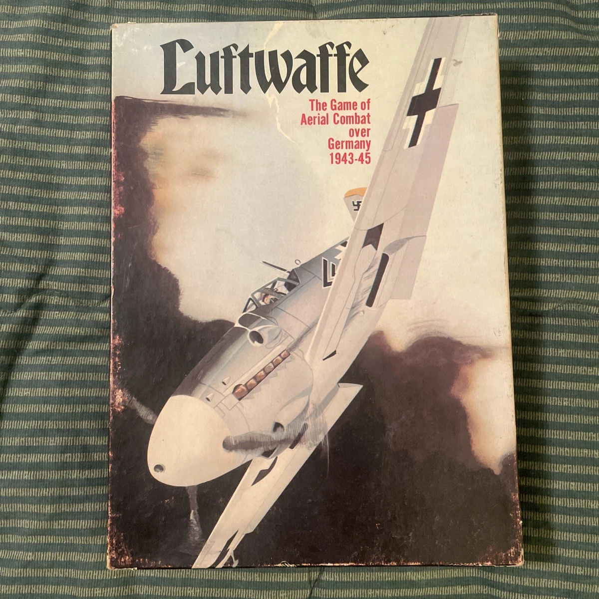 Vintage 1971 Luftwaffe Aerial Combat Board Game WWII Avalon Hill Bookcase Game