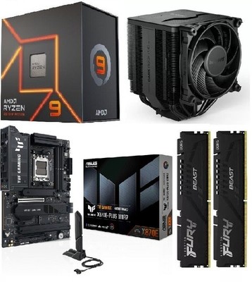 Ryzen Aufrüstkit 9950X3D 9850X3D 9800X3D Asus Gaming X870E Wifi7 PC6000 Bundle