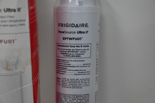 Frigidaire EPTWFU01 Pure Source Ultra II Refrigerator Water Filter Factory Seal - Picture 3 of 4